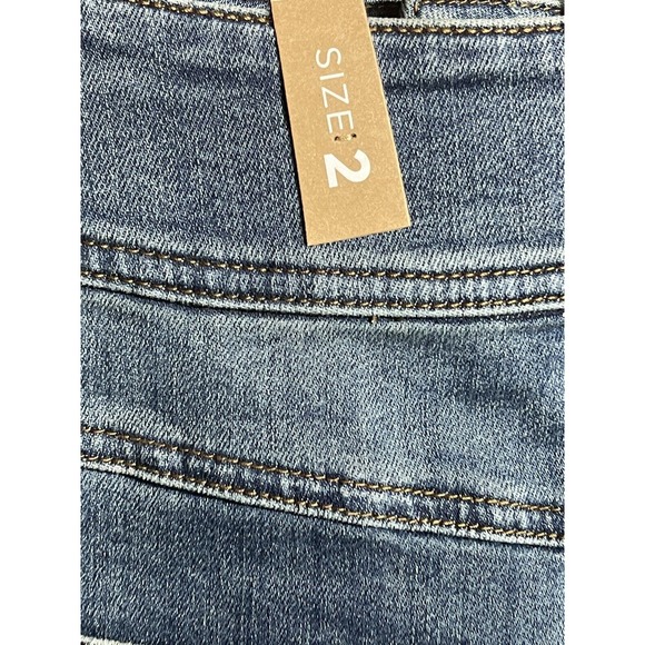 prAna Broadway Denim A-Line Skirt in True Blue Size 2 NWT - Picture 7 of 11